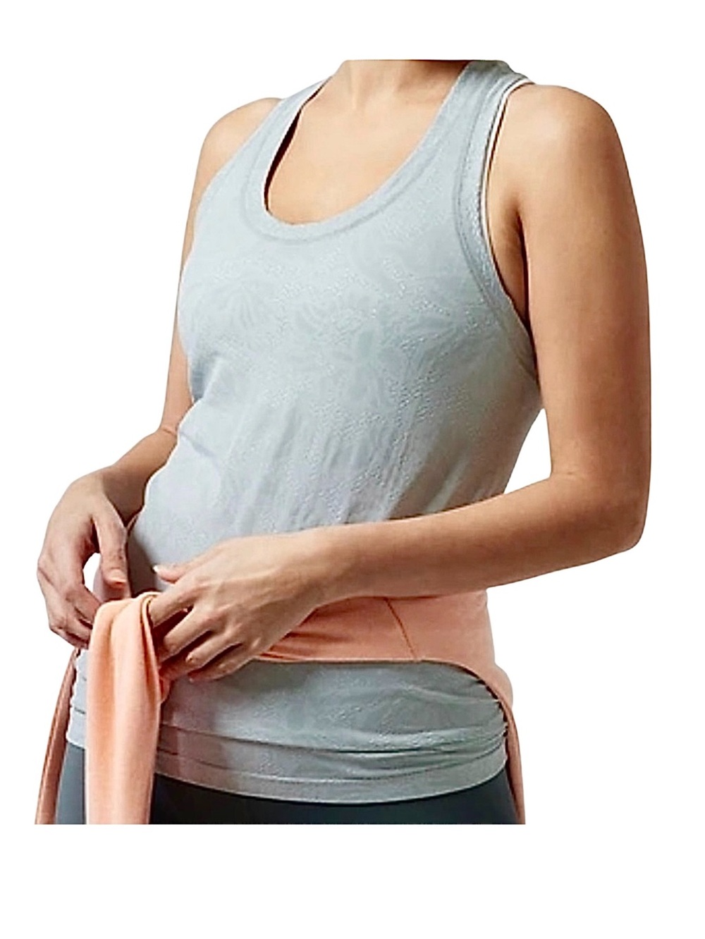 Athleta Momentum Tank Top Foral Jacquard